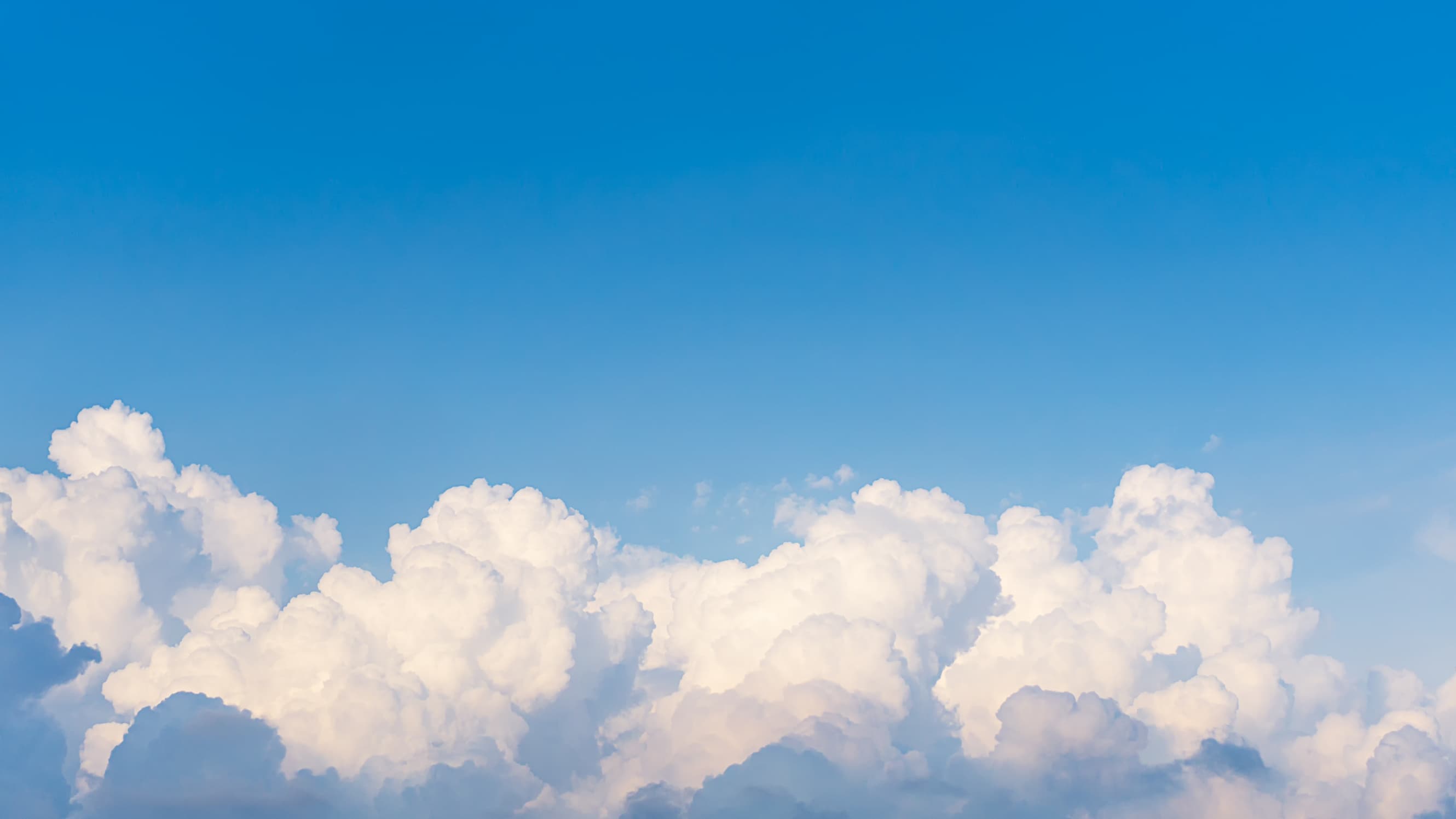 Fluffy Clouds in the Sky